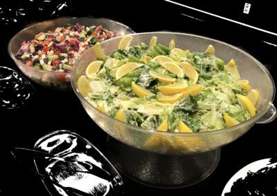Caesar Salad and Greek Salad Salad
