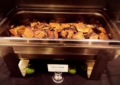 Smoked Pulled Brisket for a Taco Bar Wedding